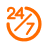 24x7 Icon 